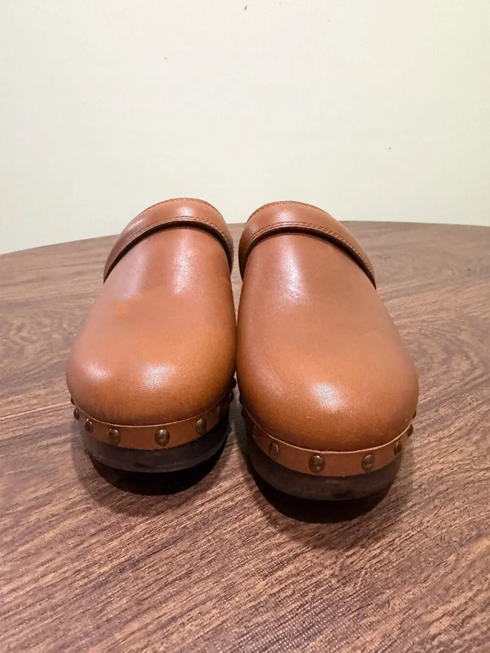 Madewell The Cecily Clog in Oiled Leather Size 6.5 - Picture 4 of 7